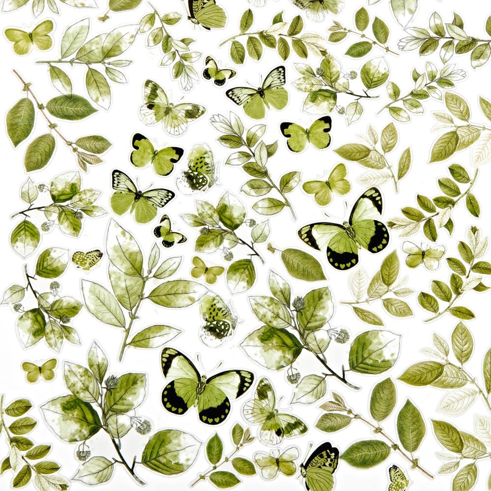49 & Market Color Swatch Grove Acetate Leaves